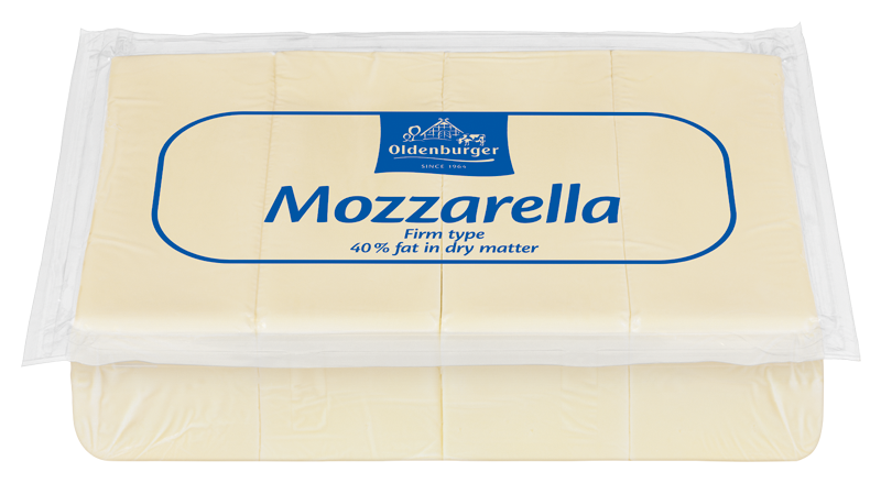 Phô mai Mozzarella hiệu Oldenburger (40% béo) 10kg