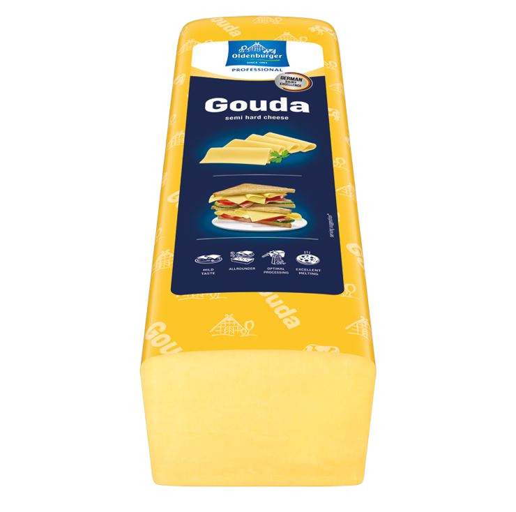 Phô mai Gouda hiệu Oldenburger (48% béo) 3kg