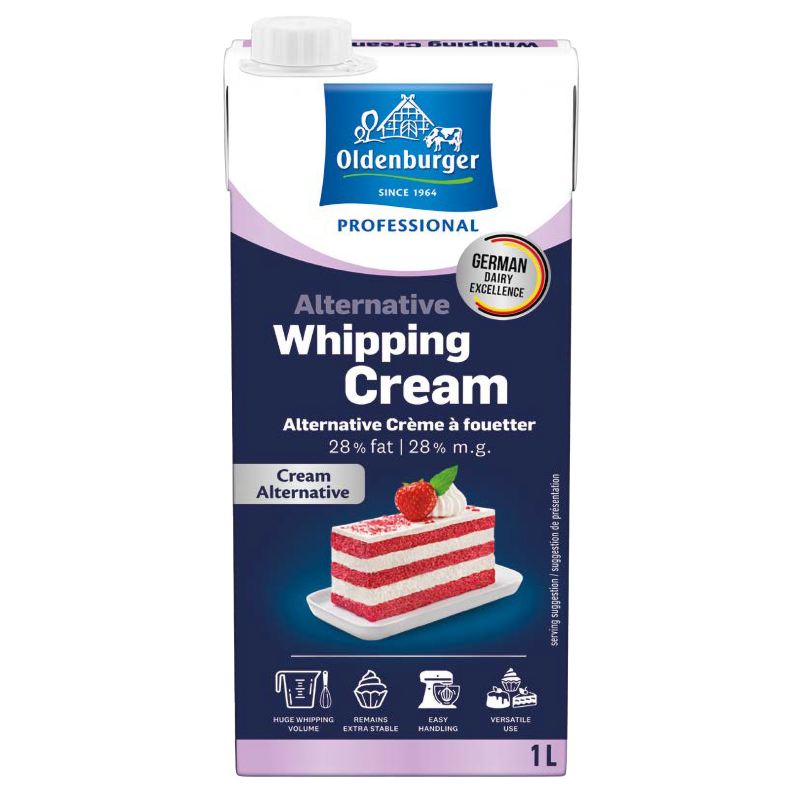 Kem sữa đa dụng hiệu Oldenburger (28% béo) 1L